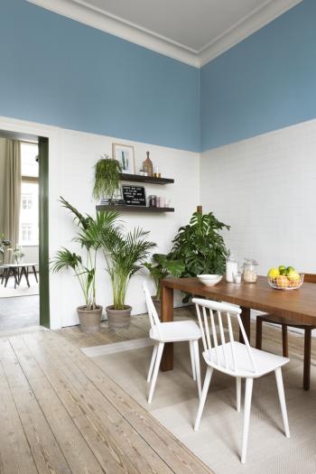 Je keuken wit en blauw schilderen