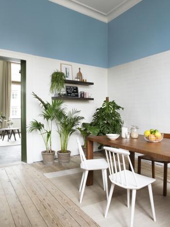 Je keuken wit en blauw schilderen